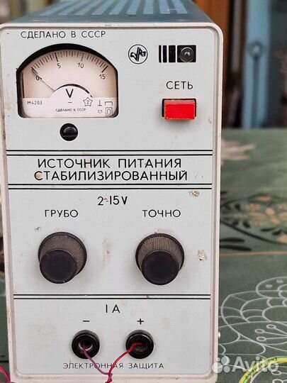 Стабилизированный блок питания на 2-15в. 1А