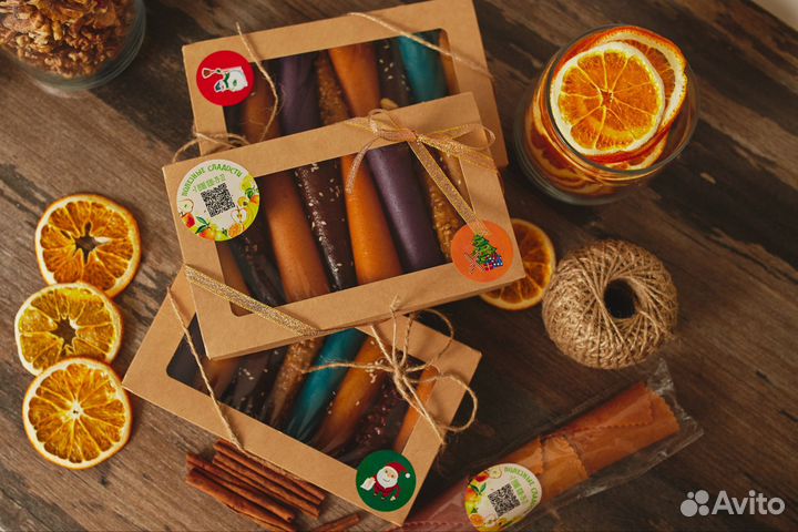 Пастила, фруктовые чипсы, муфтовая пастила, орехи