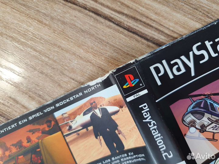 PS2. GTA San Andreas. (Есть трещина диска)