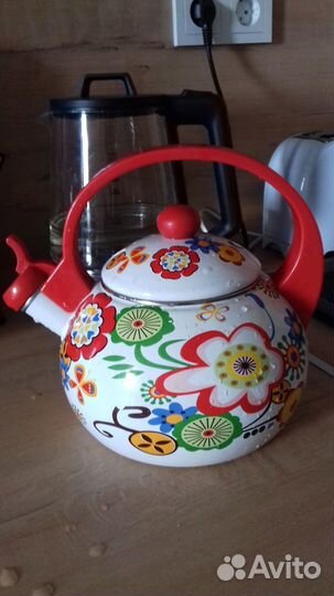 Чайник эмалированный