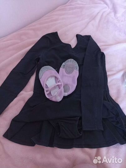 Купальник гимнастический, чешки