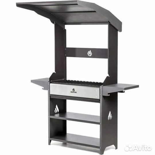 Мангал с крышей