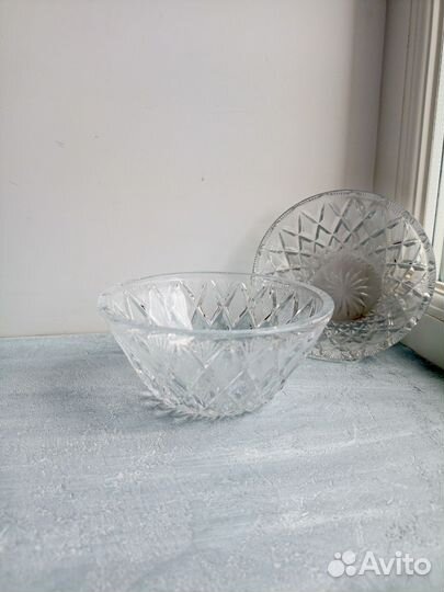 Конфетницы, салатники хрустальные СССР