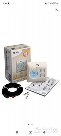 Терморегулятор для теплого пола electrolux
