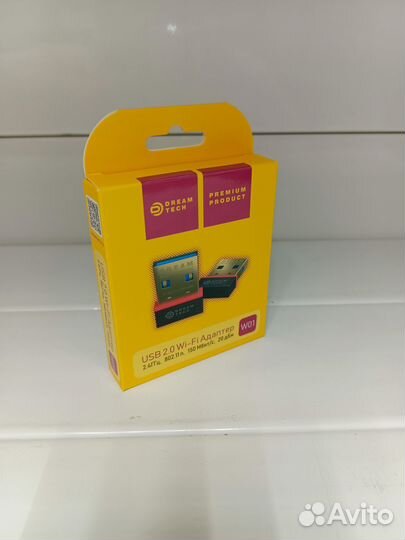 Сетевой адаптер WiFi Dream W01 черный