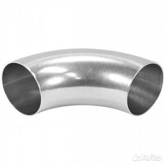 Отвод для выпускной системы - 63мм 90* SS304