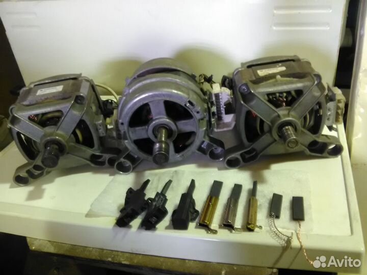 Двигатель и щетки для стиральной машины