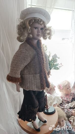 Кукла 55см фарфоровая