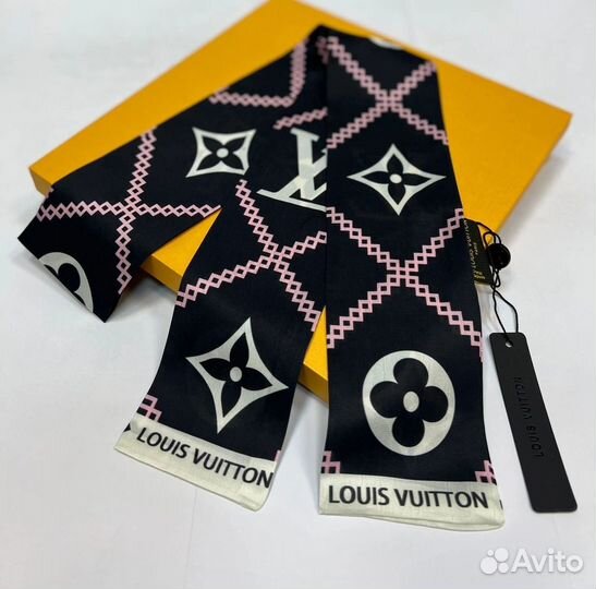 Твилли лента Louis Vuitton 8x120см Шелк