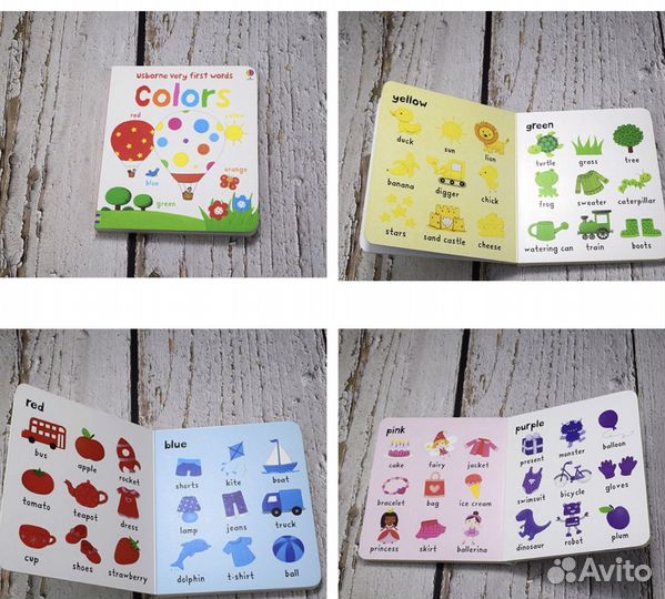 Набор книг Usborne Very First Words