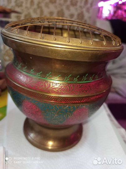 Латунная чаша для Аромасвечей