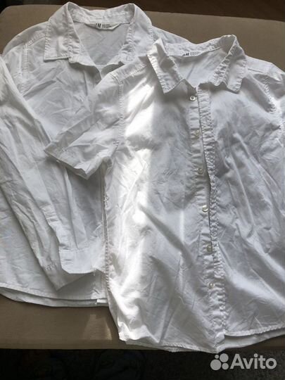 Рубашки H&M, zara 134-140