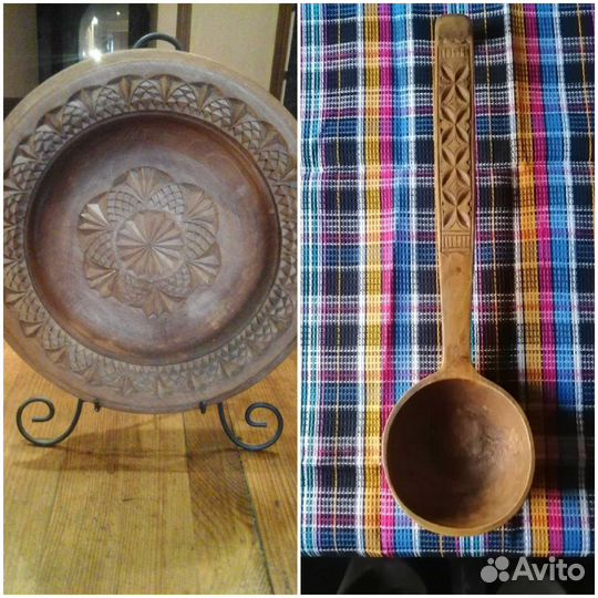 Посуда деревянная