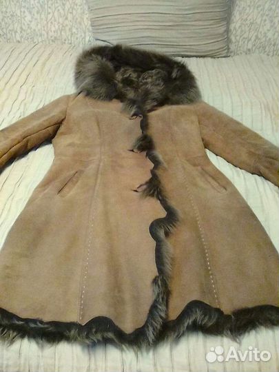 Дубленка натуральная женская 46 48