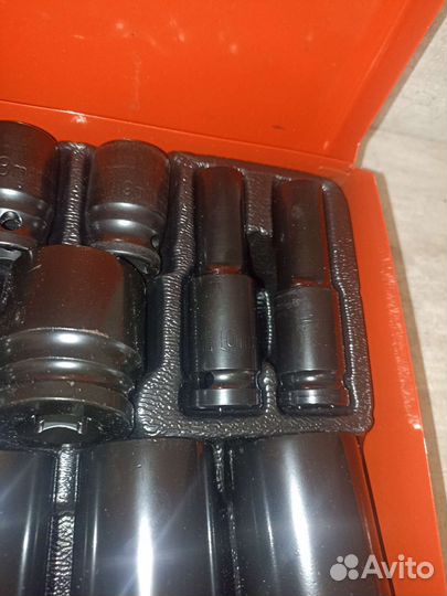 Набор ударных головок 1/2