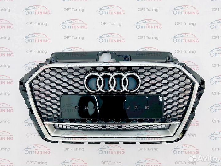 Решетка в стиле RS3 на Audi A3 2016-2020 style 2