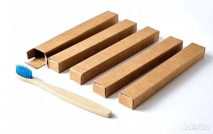 Бамбуковая зубная щетка