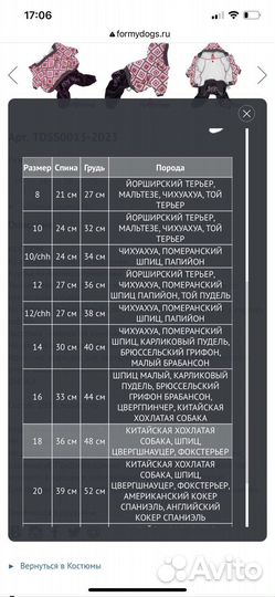 Костюм для шпица/йорка 18