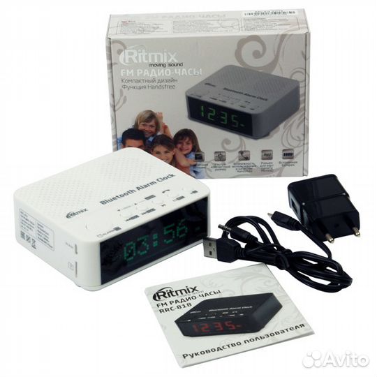 Радиобудильник Ritmix RRC-818, новый, в упаковке