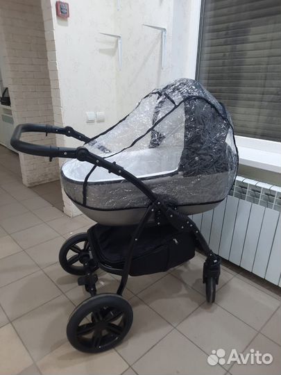 Коляска 2 в 1 эко кожа