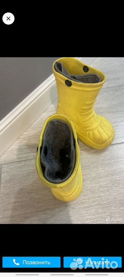 Резиновые сапожки crocs