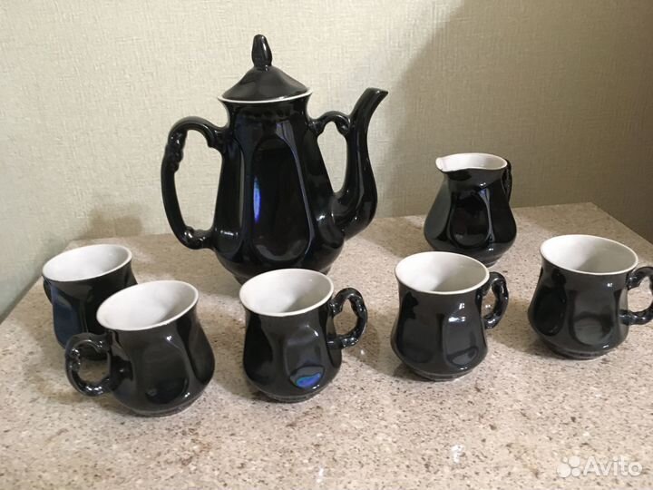 Керамический кофейный сервиз СССР