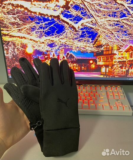 Перчатки puma зимние