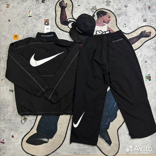 Штаны Nike x Supreme Black