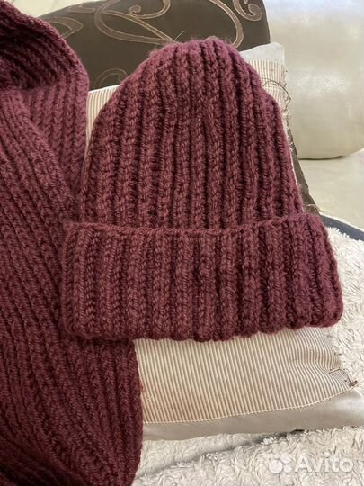 Шапка и шарф женские