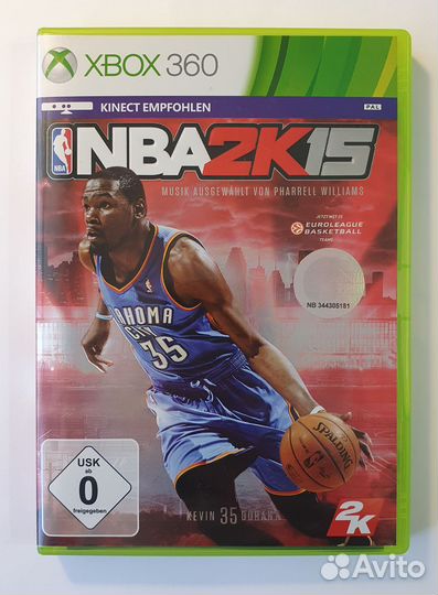 Xbox 360 NBA 15. Лицензия