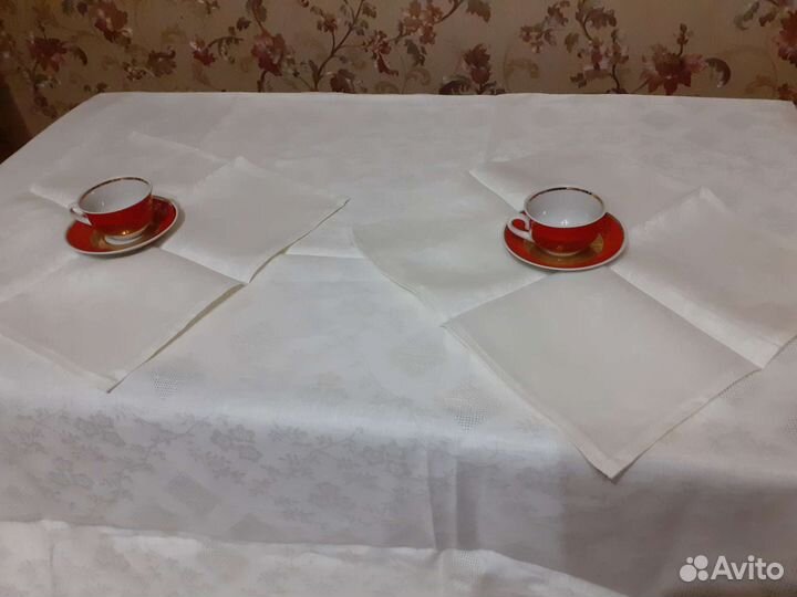 Скатерть лен СССР