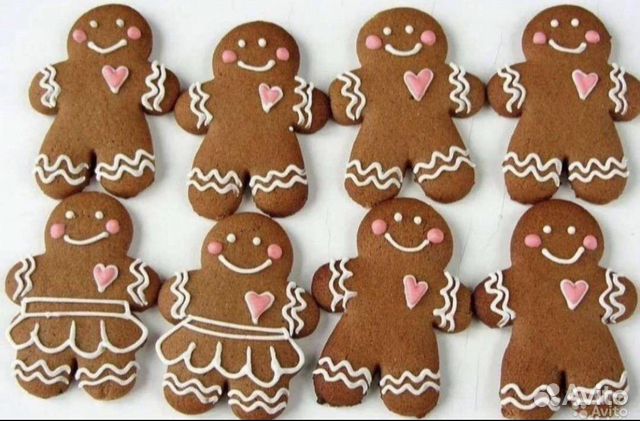 Имбирные пряники человечки