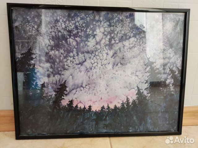 Картина интерьерная нарисованная