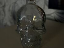 Бутылка декоративная череп