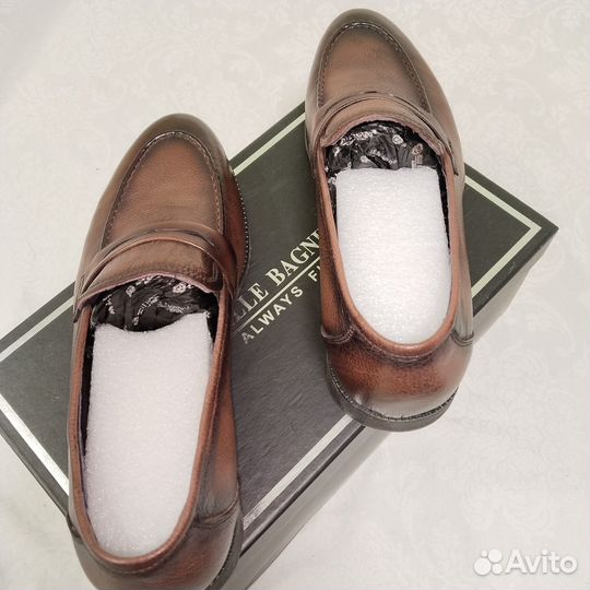 Лоферы мужские Belle Bagnino 41р нат кожа новые