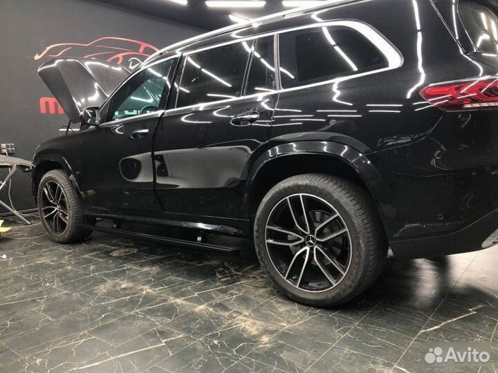 Выдвижные электро пороги Mercedes GLS X167 глс