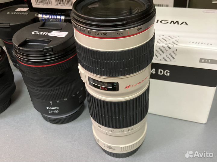 Canon EF 70 200mm f/4L USM новый 0 кадров