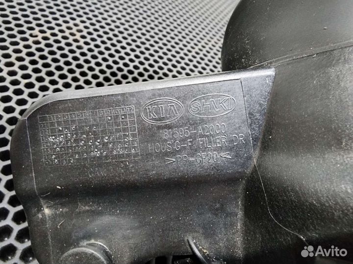 Лючок топливного бака Kia Ceed 2 JD Чёрный