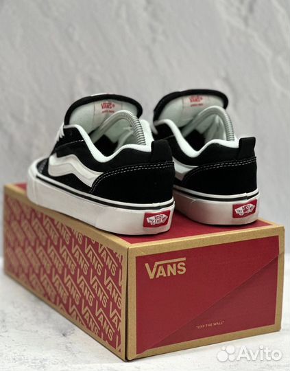 Кеды Vans knu skool мужские женские luxe