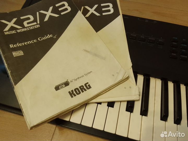 Синтезатор korg x3 и усилитель Yamaxa 640