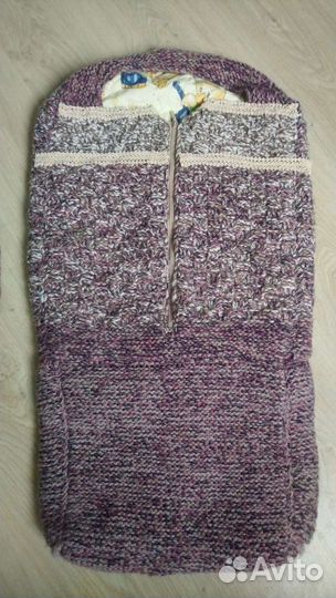 Конверт в коляску зимний ручная работа