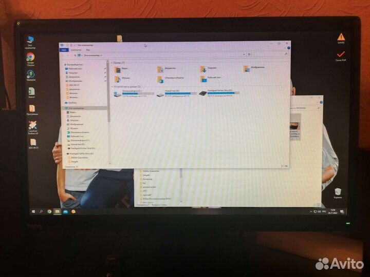 Монитор benq t2210hda