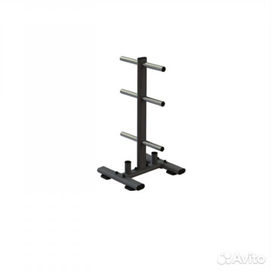 Стойка для дисков с держателем для 2 грифов