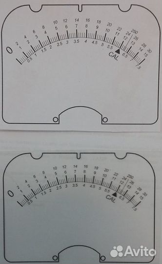 Шкала для испытателя, измерителя радиоламп Л3-3