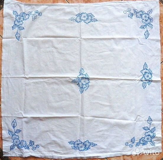 Вышивка гладью на ткани ретро (до 1950 года)