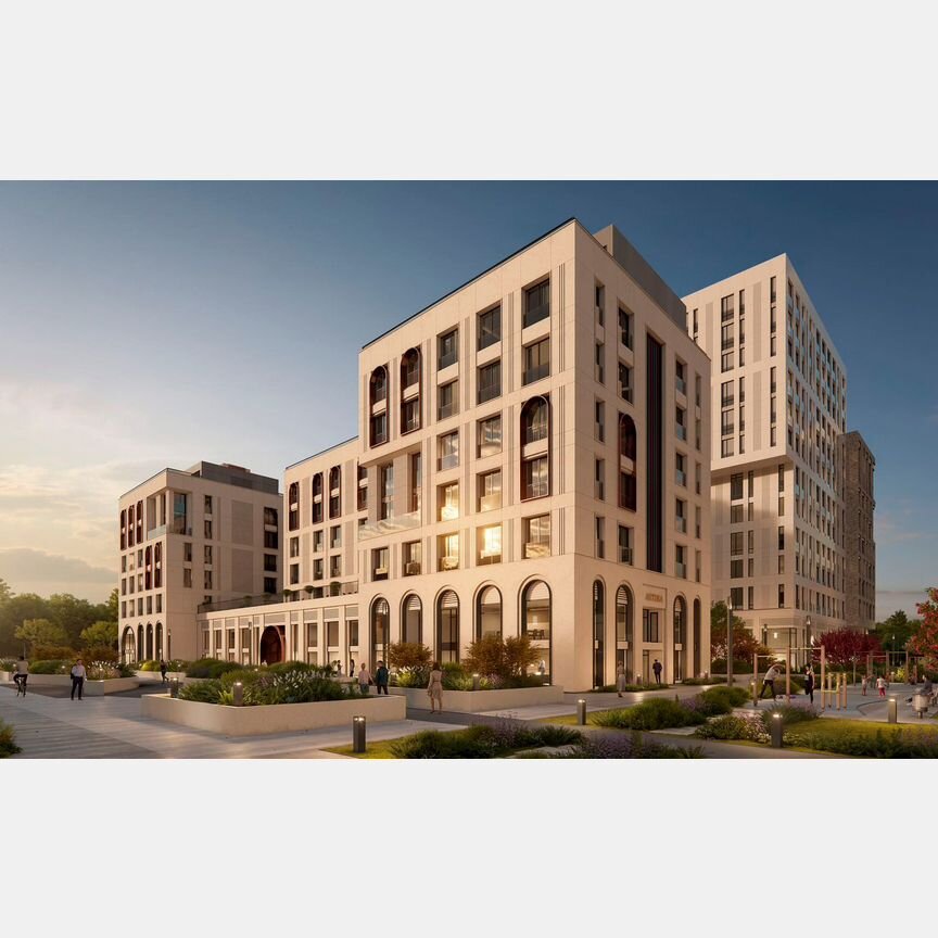 1-к. квартира, 39,6 м², 7/19 эт.