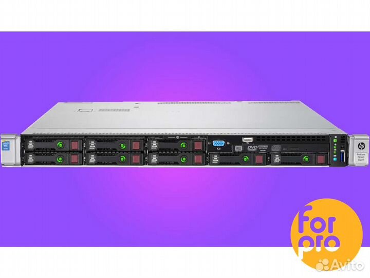 Сервер HP DL360 Gen9 8SFF 2xE5-2680v4 32GB, H240