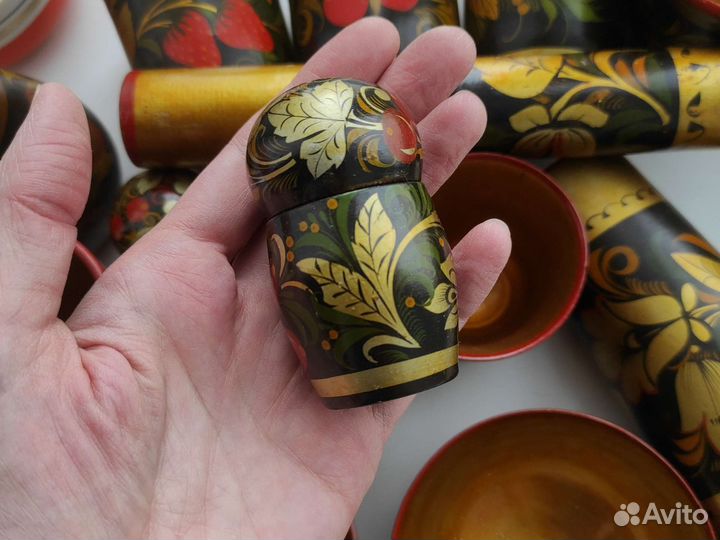 Хохлома Посуда с хохломой