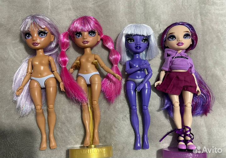 Rainbow hig Avery, Emi, Delilah, Violet, Poppy