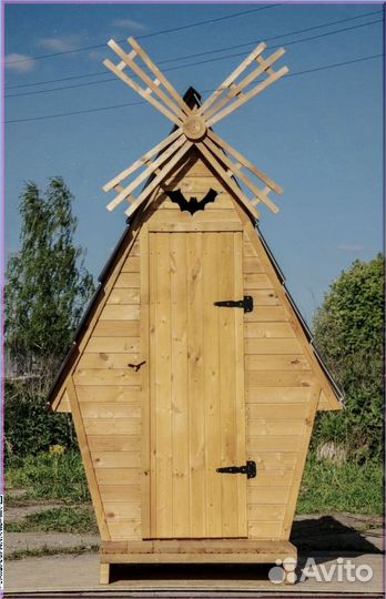 Дачный туалет деревянный GXJ